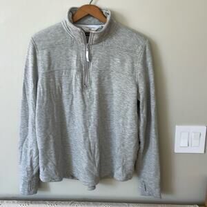 VINEYARD VINES The Shep Shirt Gray Quarter-Zip Sweatshirt Size XL